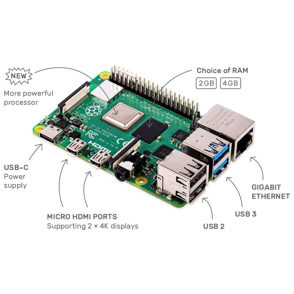 Amazon.com: Raspberry Pi 4 Computer Model B 8GB Single Board