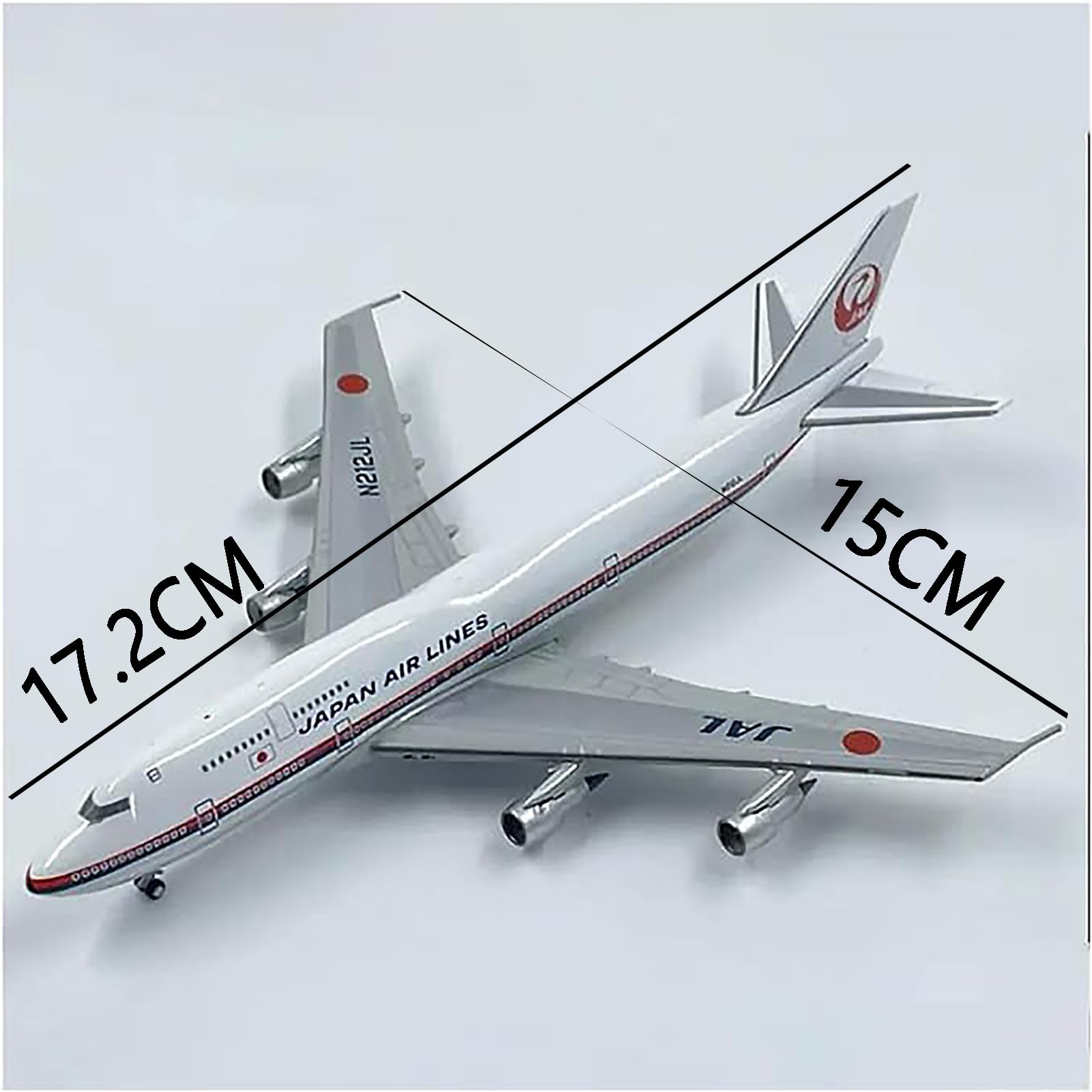 Amazon.co.jp: ODddot 日本航空ボーイング B747-300 旅客機モデル合金