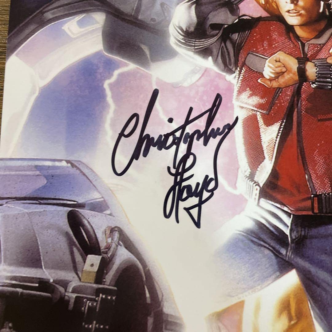 Amazon.co.jp: バックトゥザフューチャー クリストファーロイド氏直筆