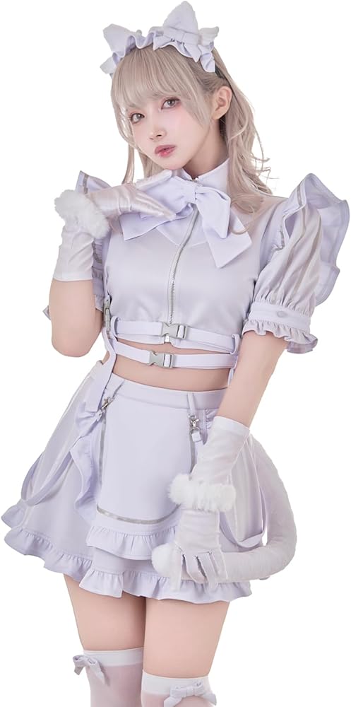 Amazon.co.jp: [Malymoon] コスプレ 天使界隈 キャット メイド 猫耳