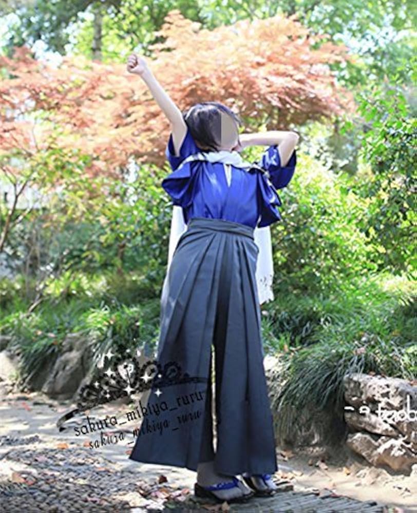 Amazon.co.jp: 刀剣乱舞 大和守安定 コスプレ衣装 内番 +ウィッグ+靴+
