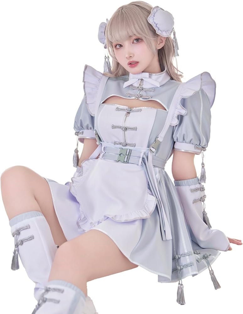 Amazon.co.jp: [Malymoon] コスプレ 天使界隈 チャイナ メイド
