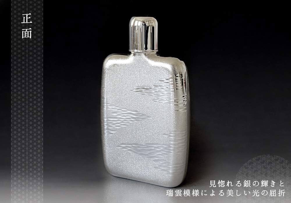 Amazon.co.jp: スキットル ウイスキーボトル 180cc (瑞雲模様) 高級