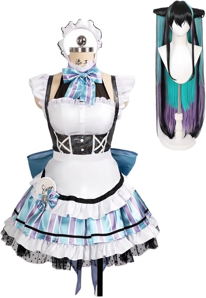 Amazon.co.jp: [DOKITOKI] セイレーン メイド服 コスプレ 衣装 勝利の