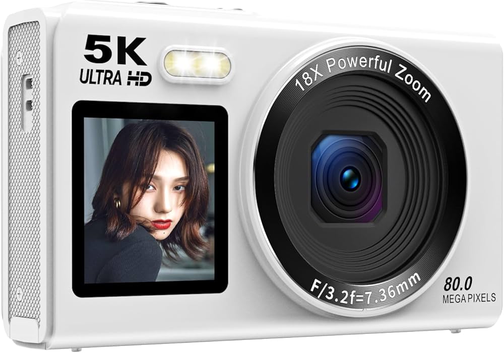 Amazon | AiMike 5K デジカメ スマホに送れる デジタルカメラ WIFI転送