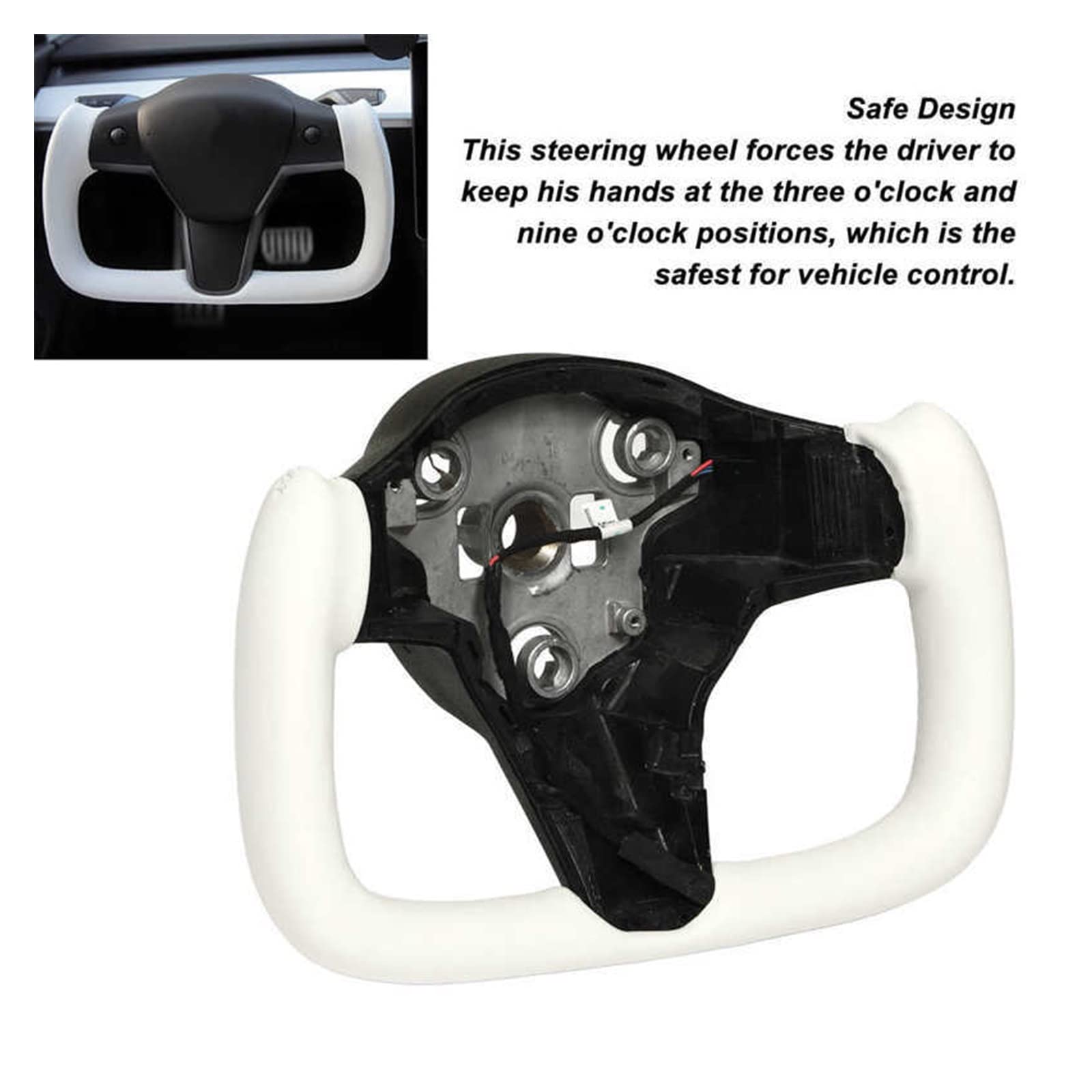 Amazon | ヨークハンドル ヒーター機能付き ホワイトナッパ 交換用