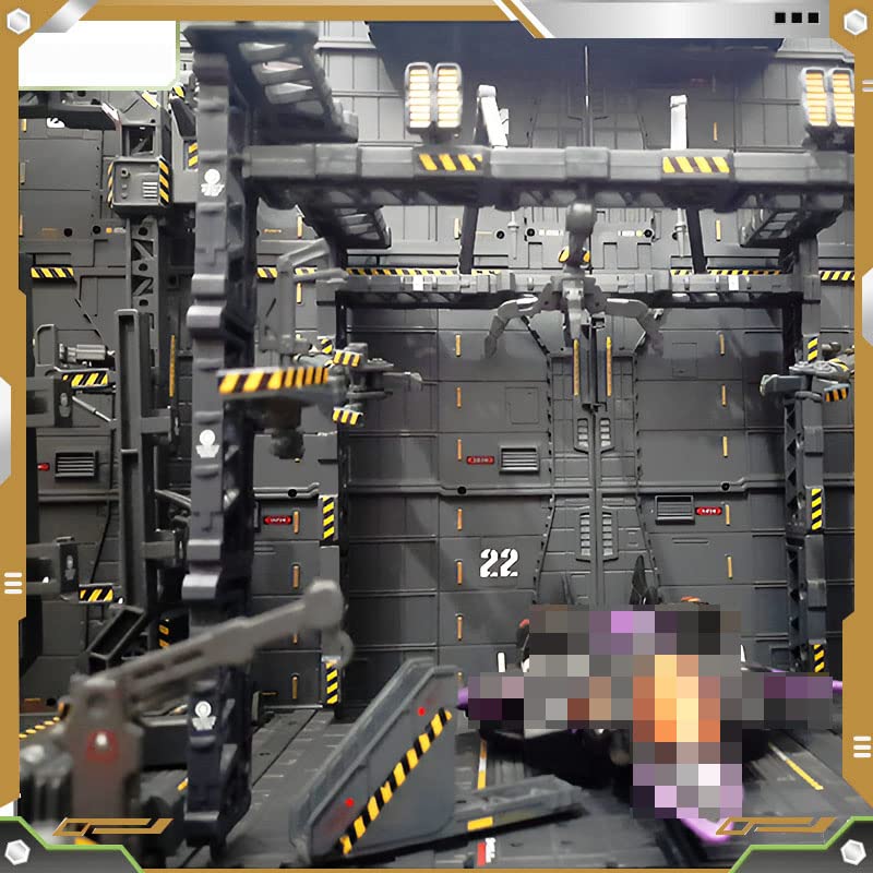 Amazon | 格納庫 1/100 MG ジオラマベース 組み立て 基地 ジオラマ