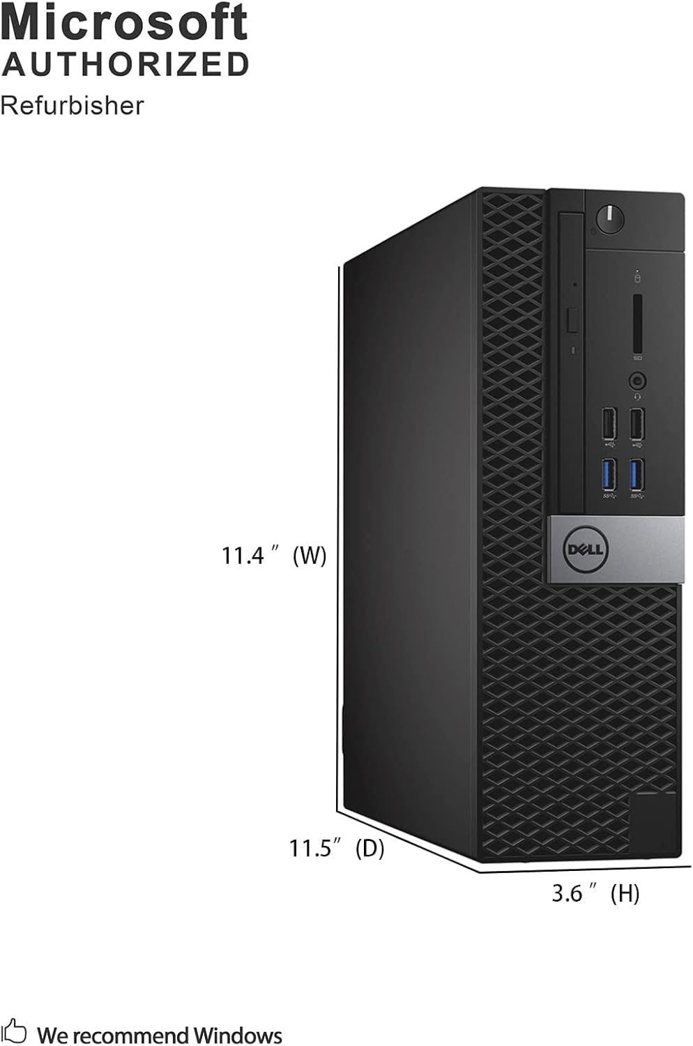 Amazon.com: Dell Optiplex 3040 SFF Business Desktop PC, Core i3