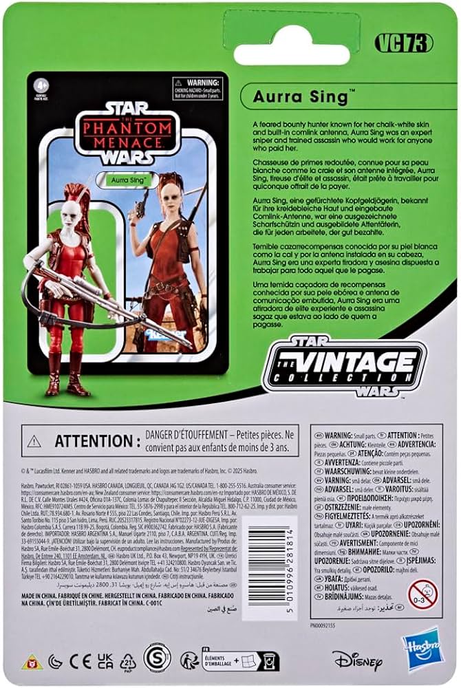 Amazon.com: STAR WARS The Vintage Collection Aurra Sing, The