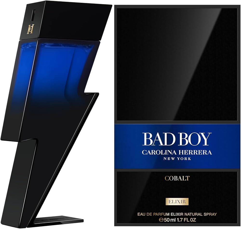 Amazon.com : Carolina Herrera Bad Boy Cobalt Elixir Eau De Parfum