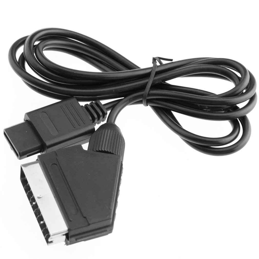 Amazon.com: SING F LTD 1.8m PVC RGB Scart Video AV Cable Cord Lead