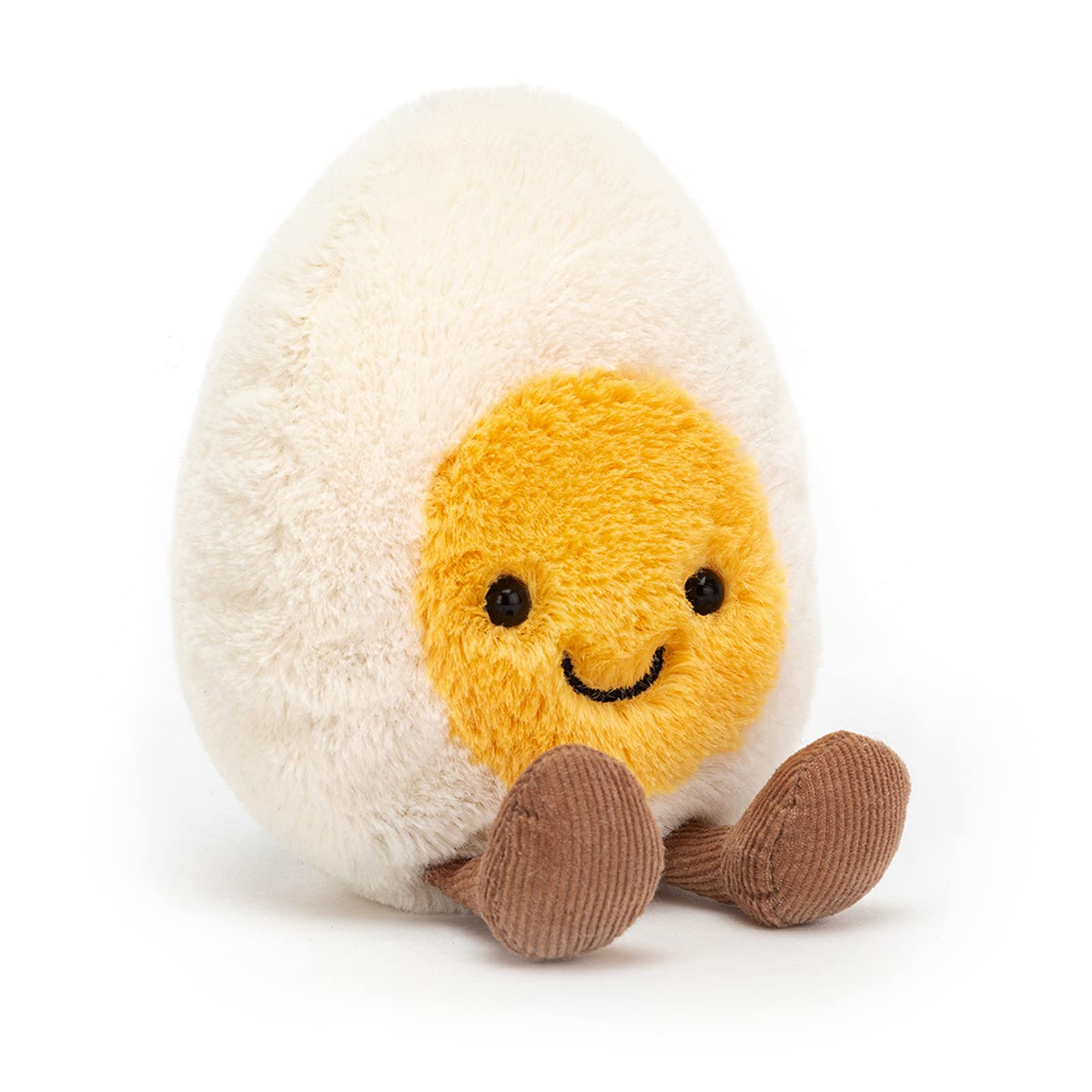 Amazon.com: Jellycat Amuseables Boiled Egg Happy Stuffed Toy