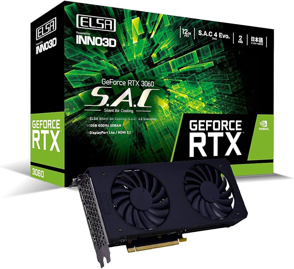 Amazon | エルザ GeForce RTX 3060 グラフィックスボード S.A.C/L