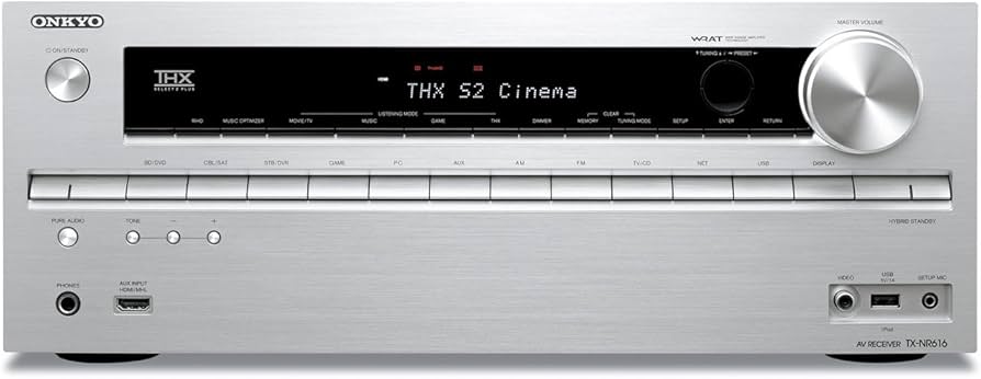 Amazon.co.jp: ONKYO 7.1ch対応AVレシーバー TX-NR616(S) : 家電＆カメラ