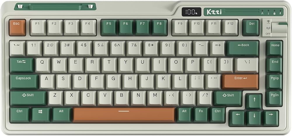 Amazon | KZZI K75 PRO RGB 75% ワイヤレス ガスケット メカニカル