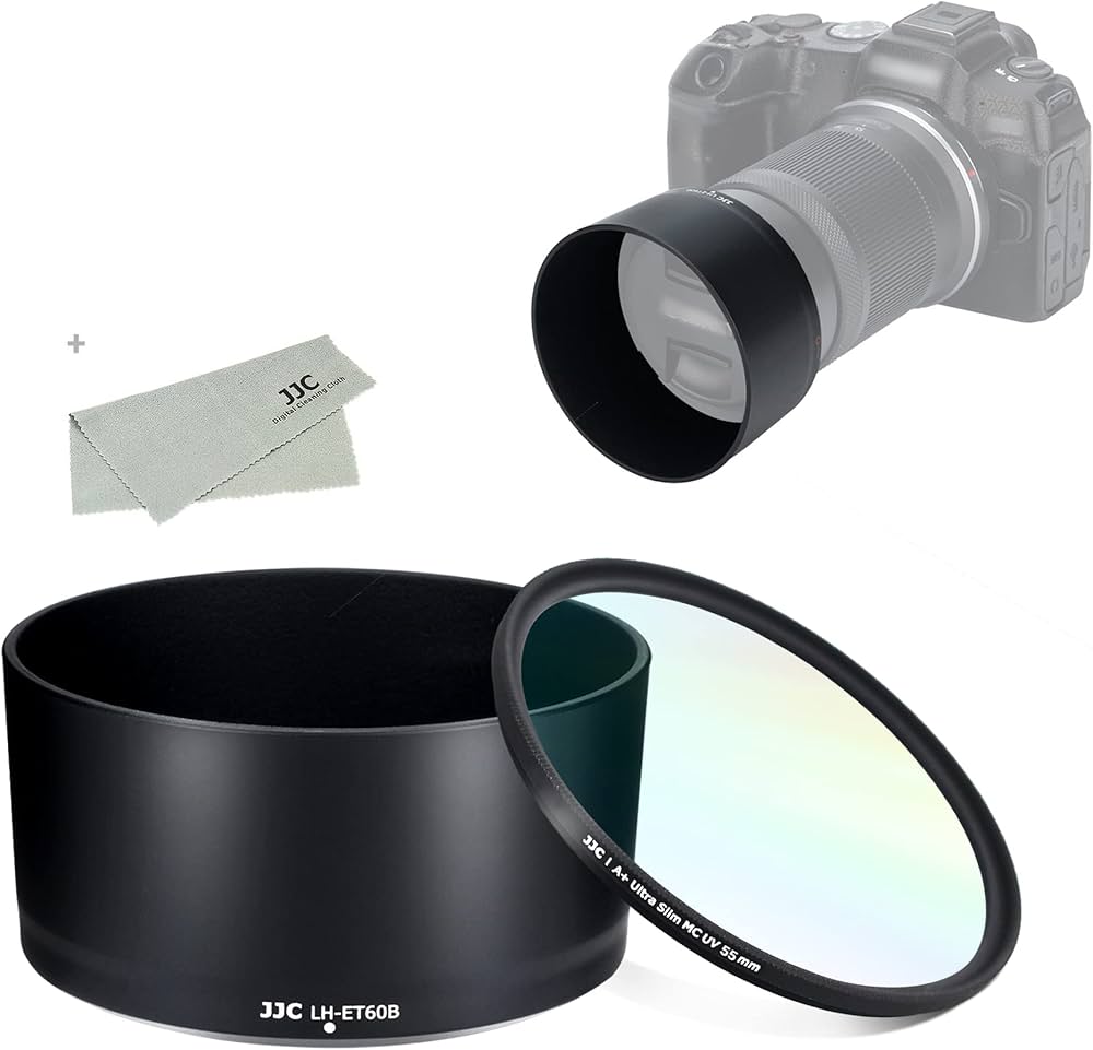Amazon | JJC 2-in-1 Canon ET-60B 互換 可逆式 レンズフード + 55mm