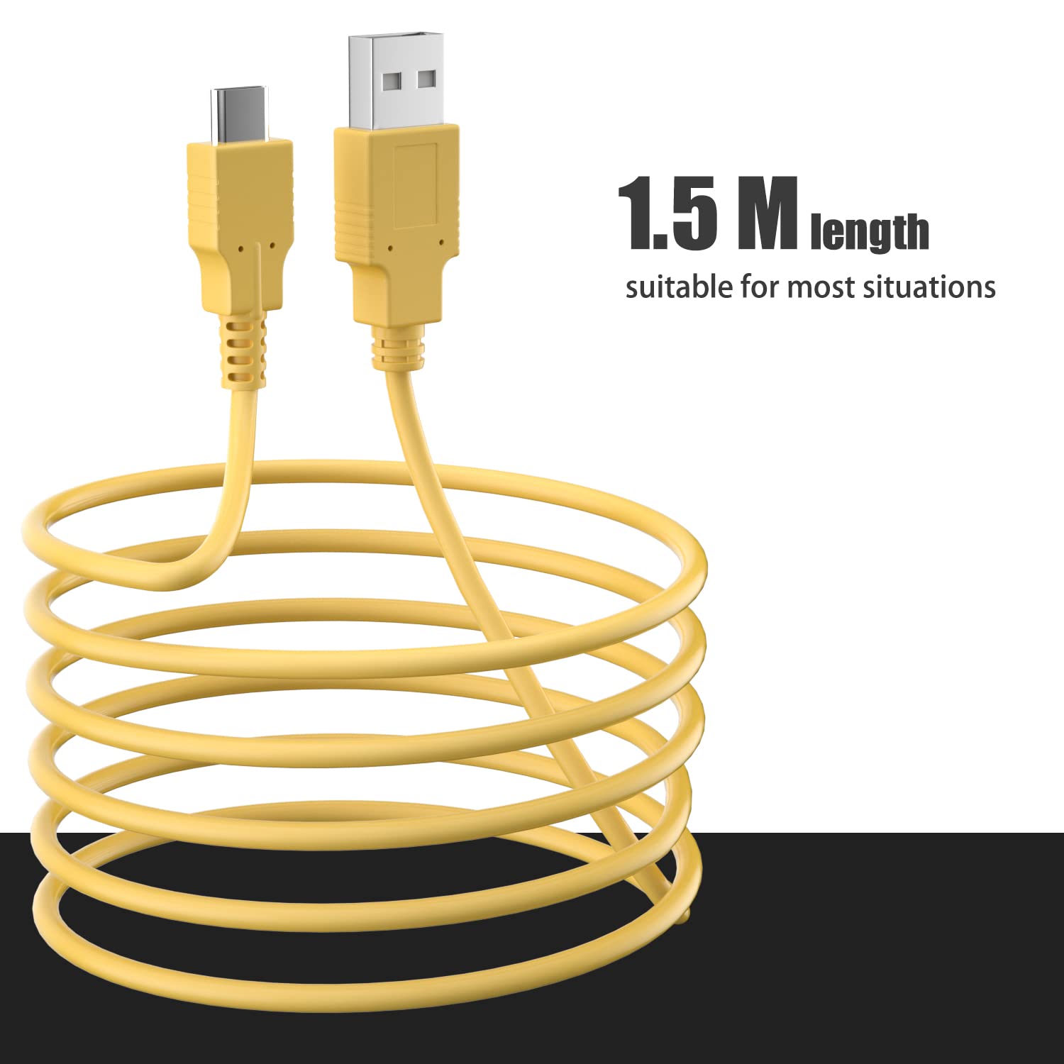 Amazon.com: ECHZOVE Yellow Charging Cable for Nintendo Switch lite