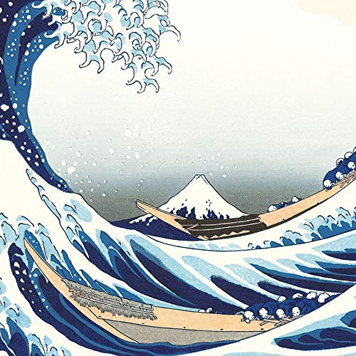 Amazon.co.jp: 額絵 浮世絵 富嶽三十六景 神奈川沖浪裏 F4 葛飾北斎