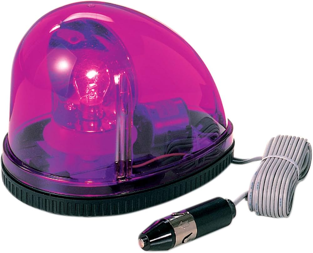 Amazon | パトライト(PATLITE) 流線型回転灯 KW-24 DC24V 紫色 | 作業