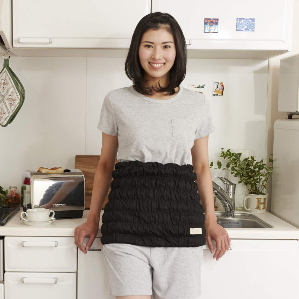 Amazon | イオンドクター ウエストウォーマーRE (ブラック) | イオン