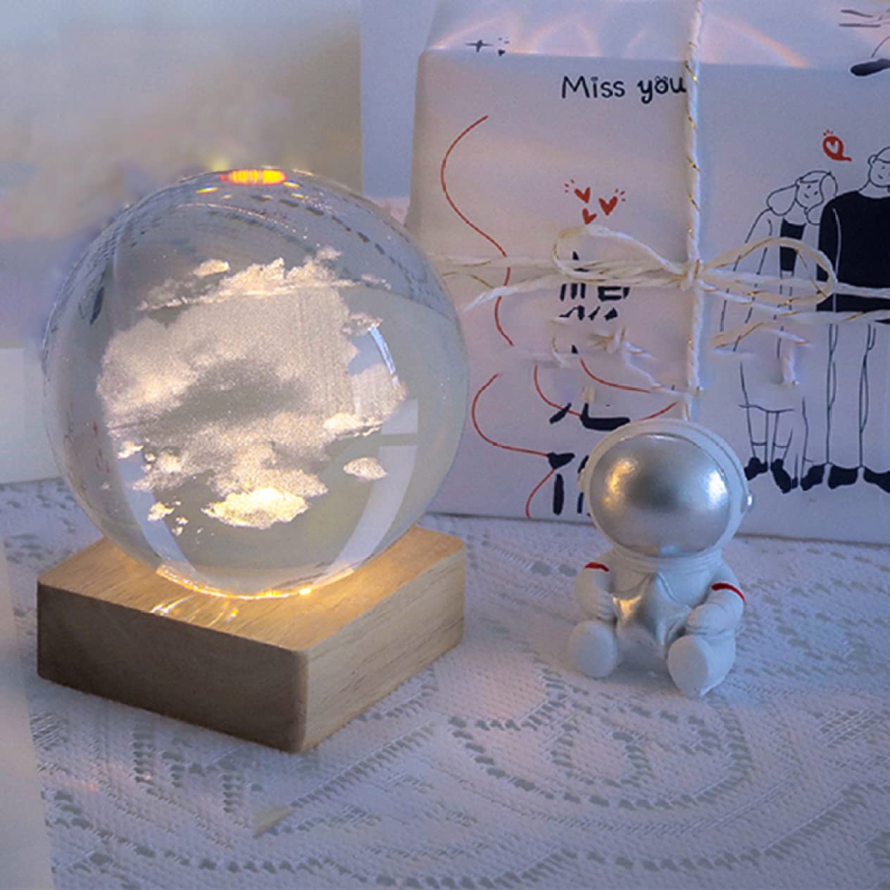 Amazon.co.jp: クリスタル置物 クリスタル オーナメント 宇宙 水晶