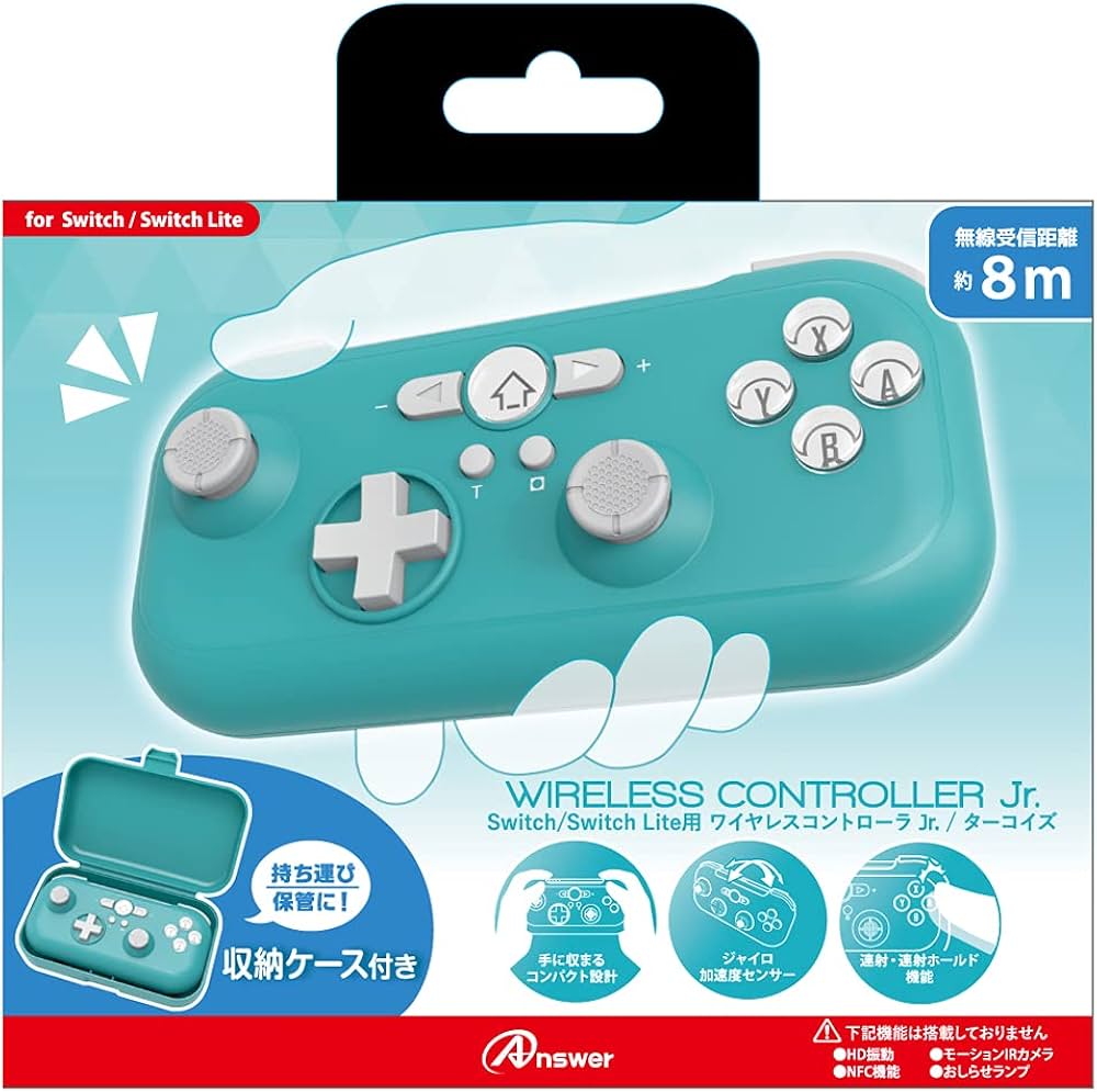 Amazon.co.jp: アンサー Switch/Switch Lite用ワイヤレスコントローラ