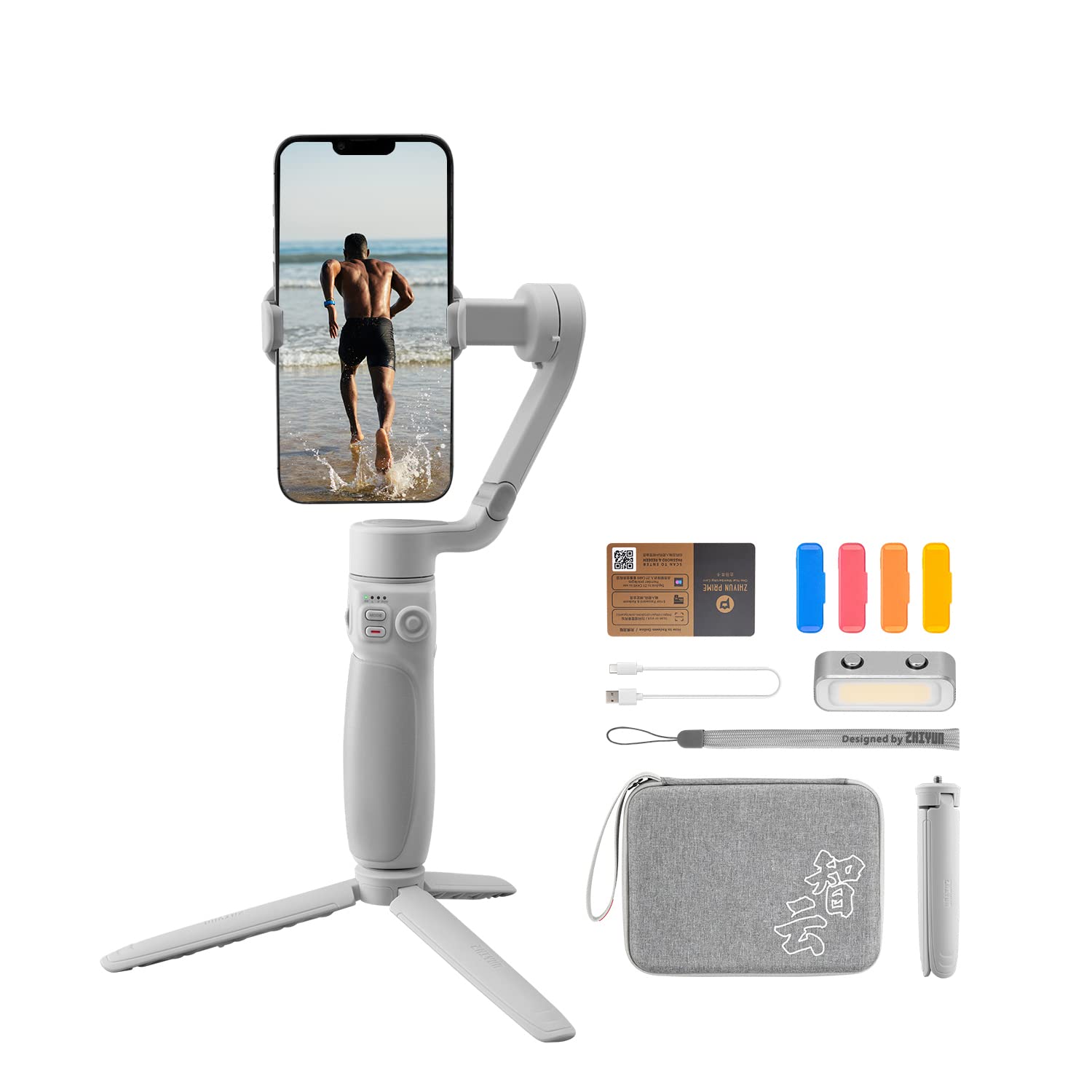 Amazon.co.jp: Zhiyun Smooth Q4コンボジンバルスタビライザー 手持ち3