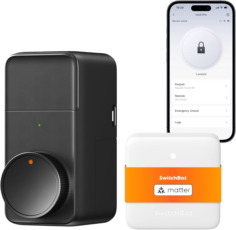 Amazon.co.jp: SwitchBot WiFi Smart Lock Pro キーレスエントリードア