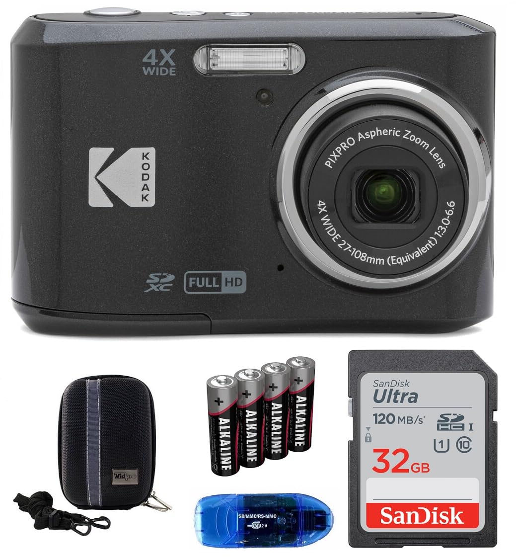Amazon.com : KODAK Pixpro FZ45 Digital Camera Bundle, Includes