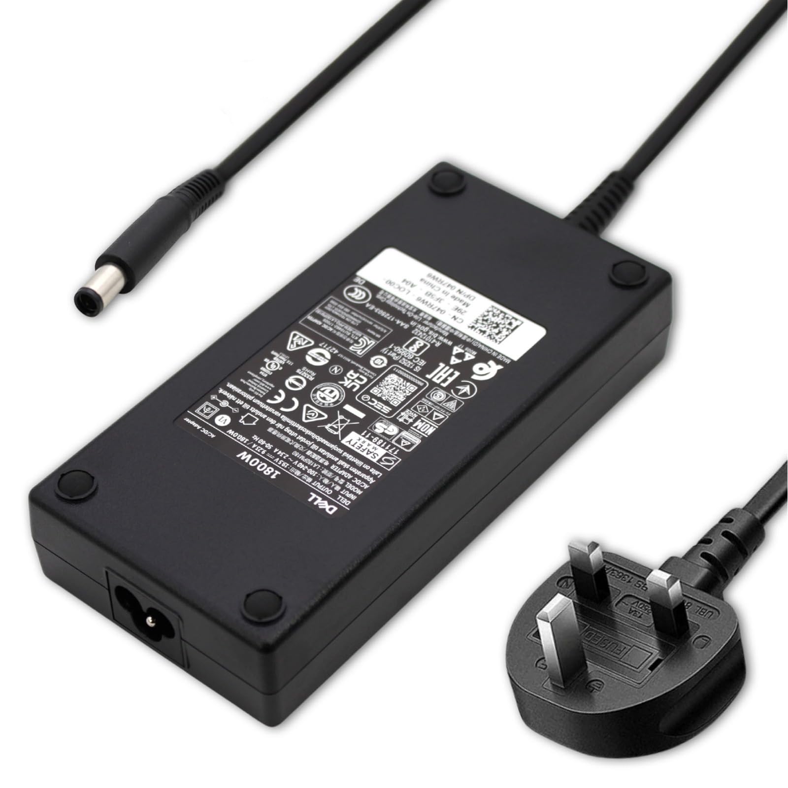 Dell AC Adapter 180W, WW4X For Laptops (Black) : Amazon.in