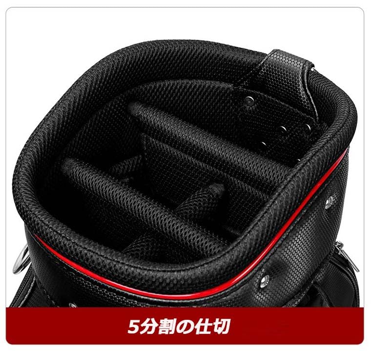 Amazon | ゴルフキャディバッグ ポータブルゴルフバッグ PGM メンズ