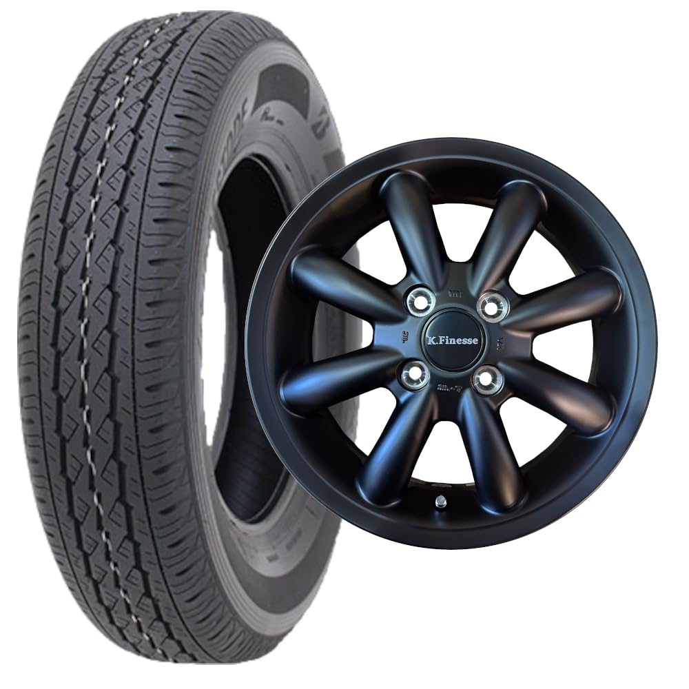 Amazon | (タイヤ)ブリヂストンK370 145R12 6PR (ホイール