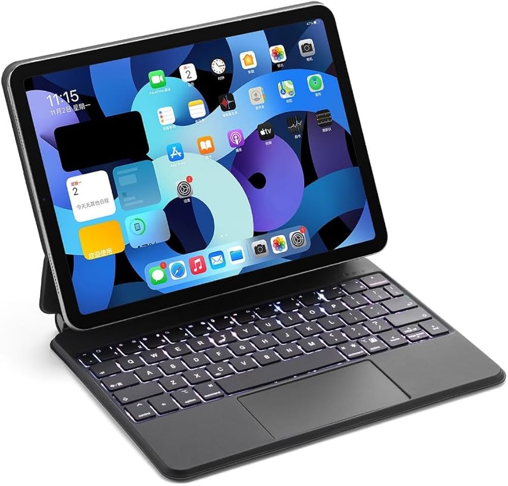 MonkETail Magic Style Keyboard for iPad Air 11 (M2)-2024, Air 5th