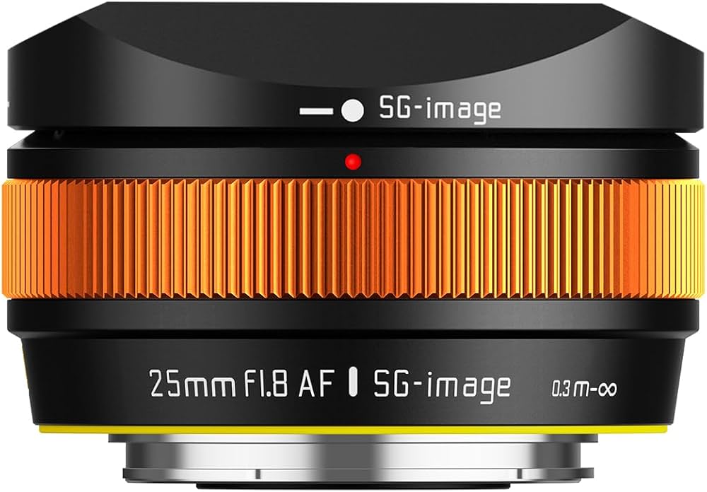 Amazon.co.jp: SG-image AF 25mm F1.8 APS-C Eマウント ソニーE互換 単