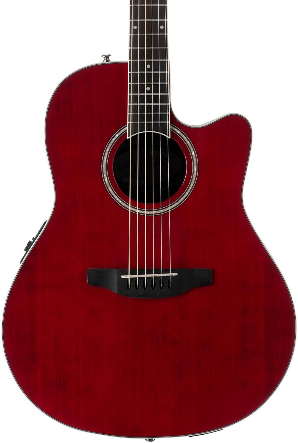 Amazon | Applause by Ovation Standard AB24II-RR Mid Depth Ruby Red