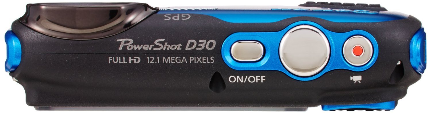 Amazon | Canon デジタルカメラ Power Shot D30 光学5倍ズーム ブルー