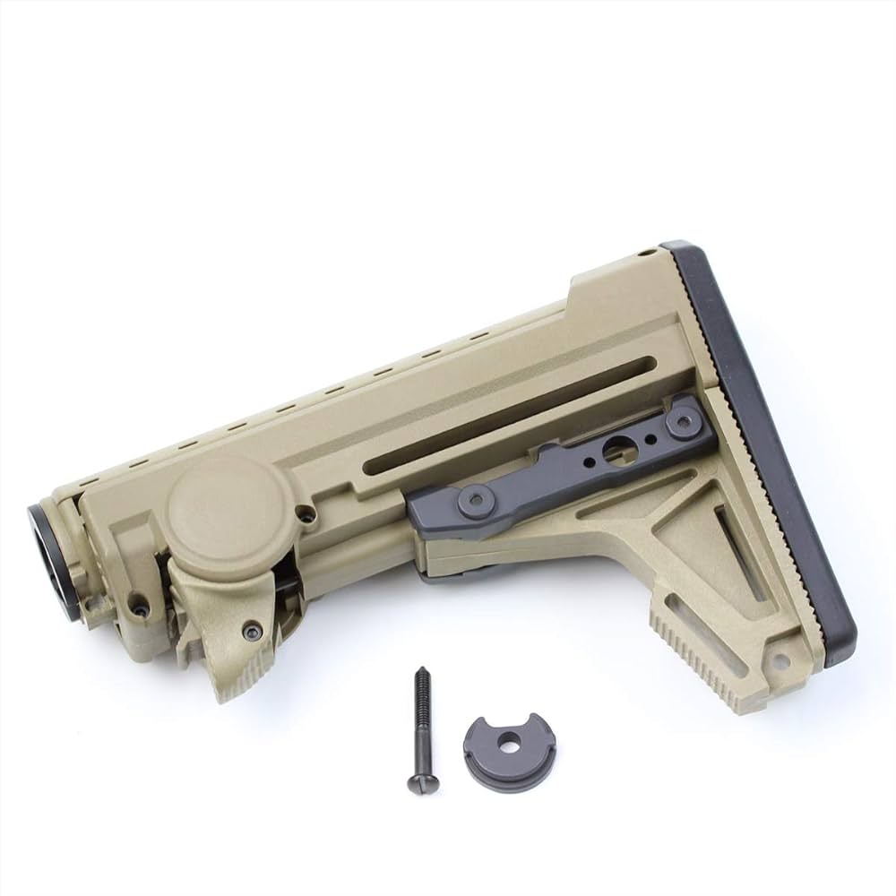 Amazon.co.jp: ERGO F93 Pro Stock w/pad 電動ガン ストック FDE : ホビー