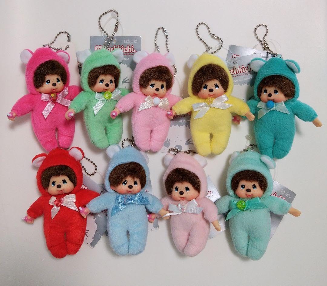 Amazon.co.jp: モンチッチ 誕生石 9個セット キーチェーン