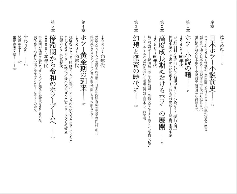 Amazon.co.jp: 日本ホラー小説史: 怪談、オカルト、モキュメンタリー