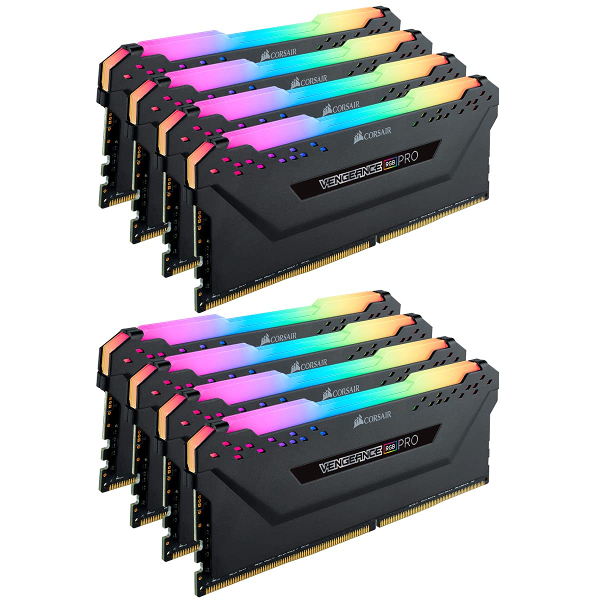 CORSAIR Vengeance RGB PRO 256GB (8x32GB) DDR4 3200 (PC4-25600) C16