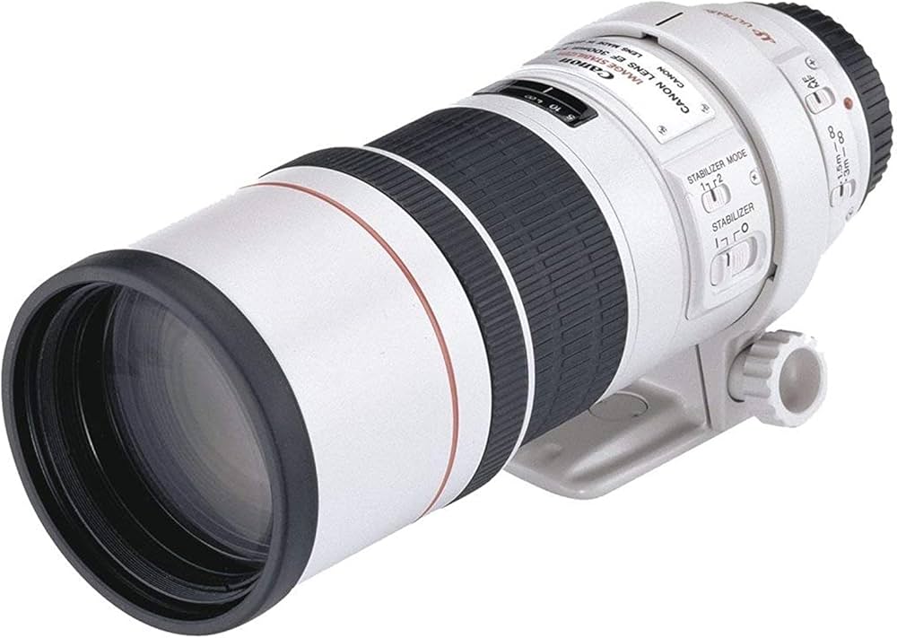 Amazon.co.jp: Canon EF 300mm f/4L IS USM SLR Telephoto lens White