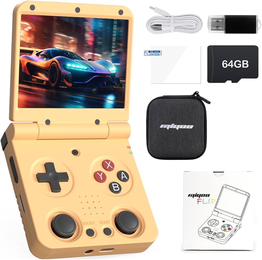 Amazon.com: Miyoo Flip V2 Retro Game Console,3.5 Inch IPS Classic