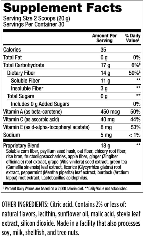 Amazon.com: Melaleuca FiberWise Green Apple with Stevia - 21.2 oz