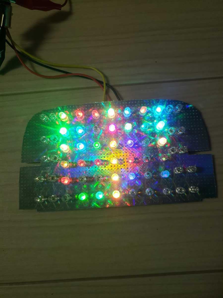 GS400 流れるようなLEDテールランプ レインボー 基盤 RGB GS400 流れる