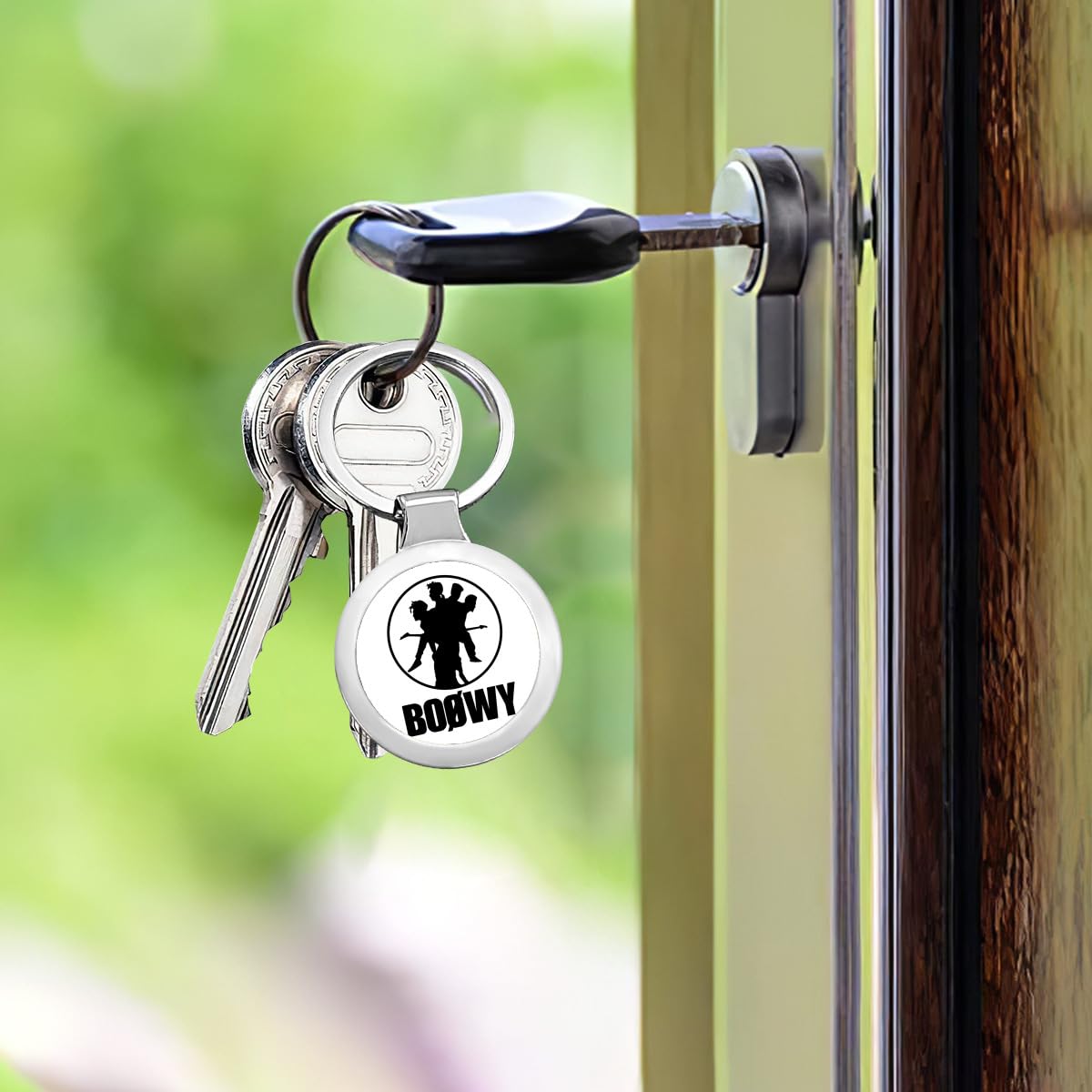 Amazon.co.jp: キーホルダー ボウイ Boowy Boøwy グッズ キーリング