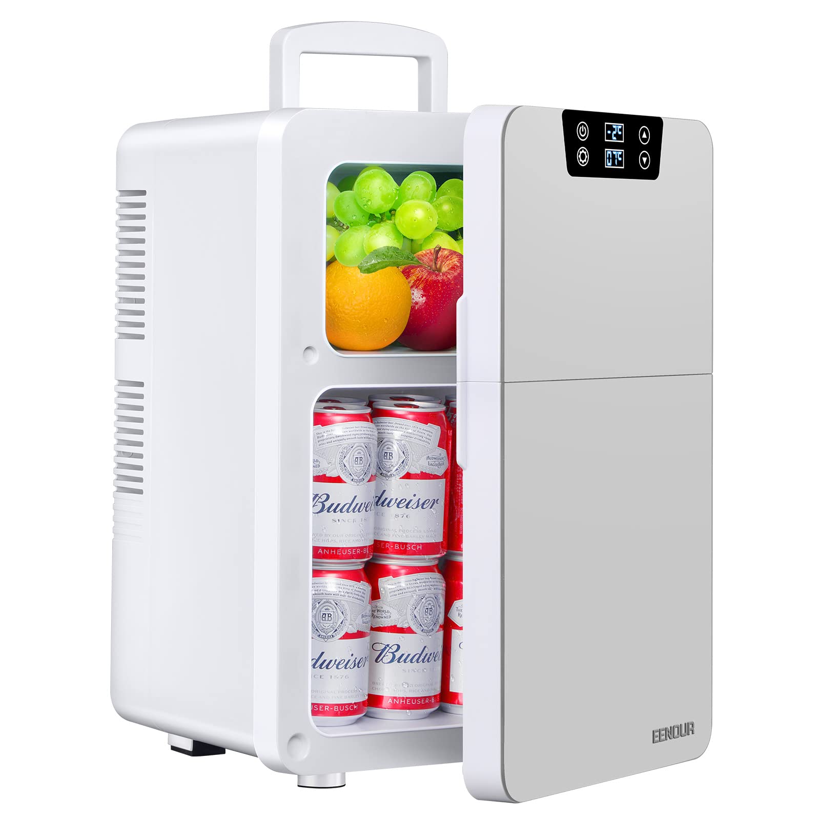 Amazon | EENOUR 冷温庫 20L ポータブル 小型 2ドア 同時保温保冷可能