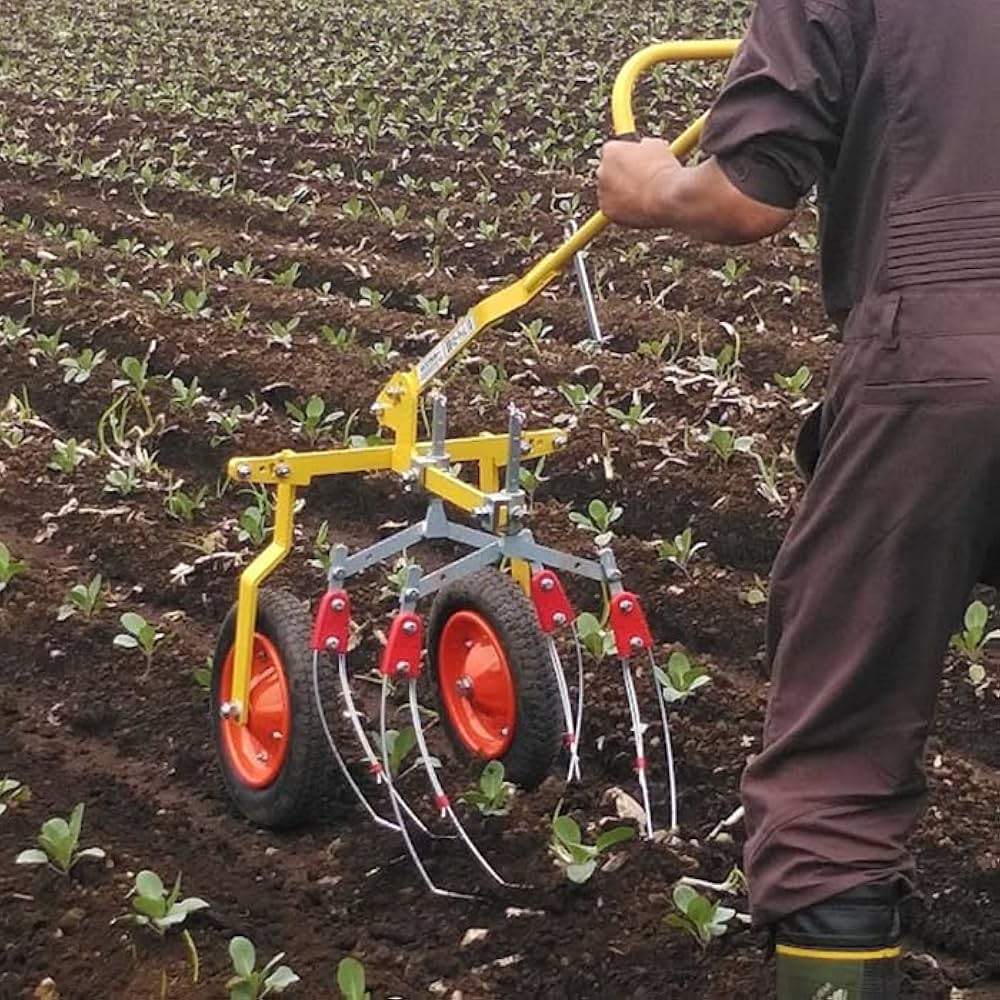 Amazon.co.jp: キュウホー 手押し 除草機 草取りたーちゃん 1条タイプ