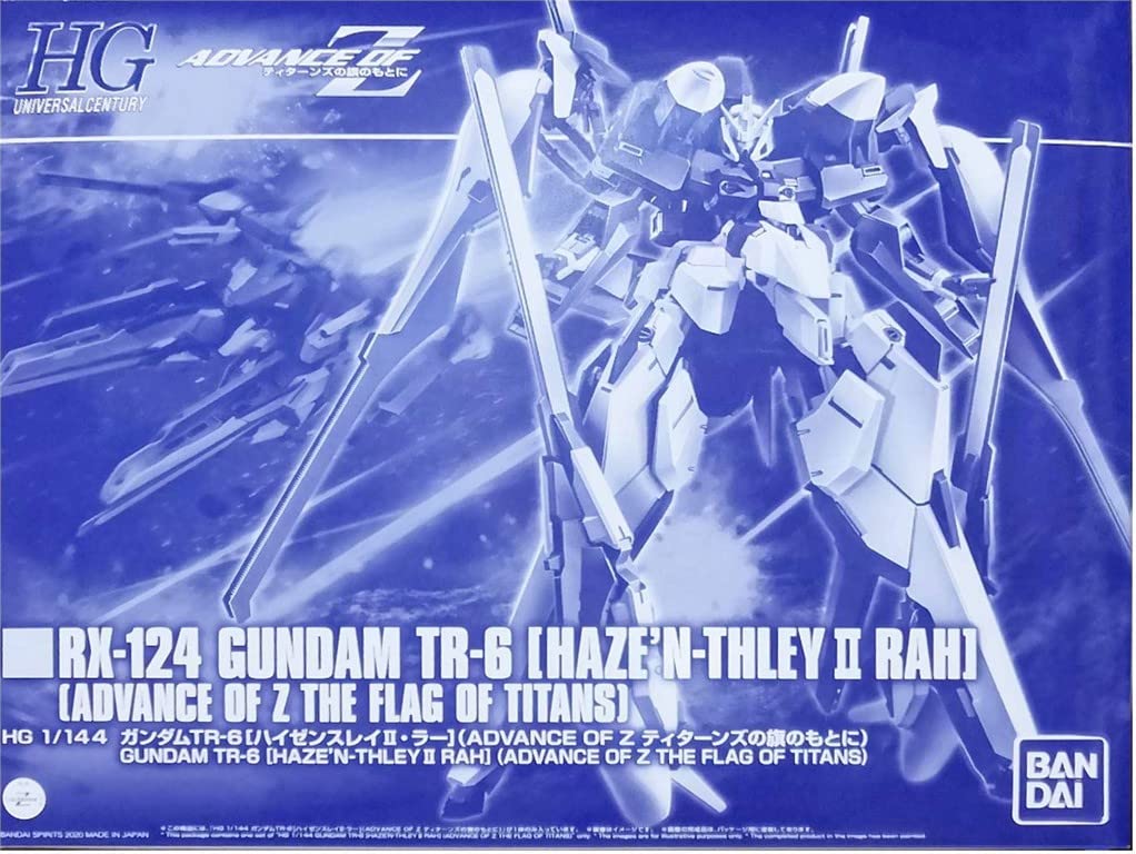 Amazon.com: RX-124 GUNDAM TR-6 [HAZE'N-THLEYⅡ RAH](Advance of Z