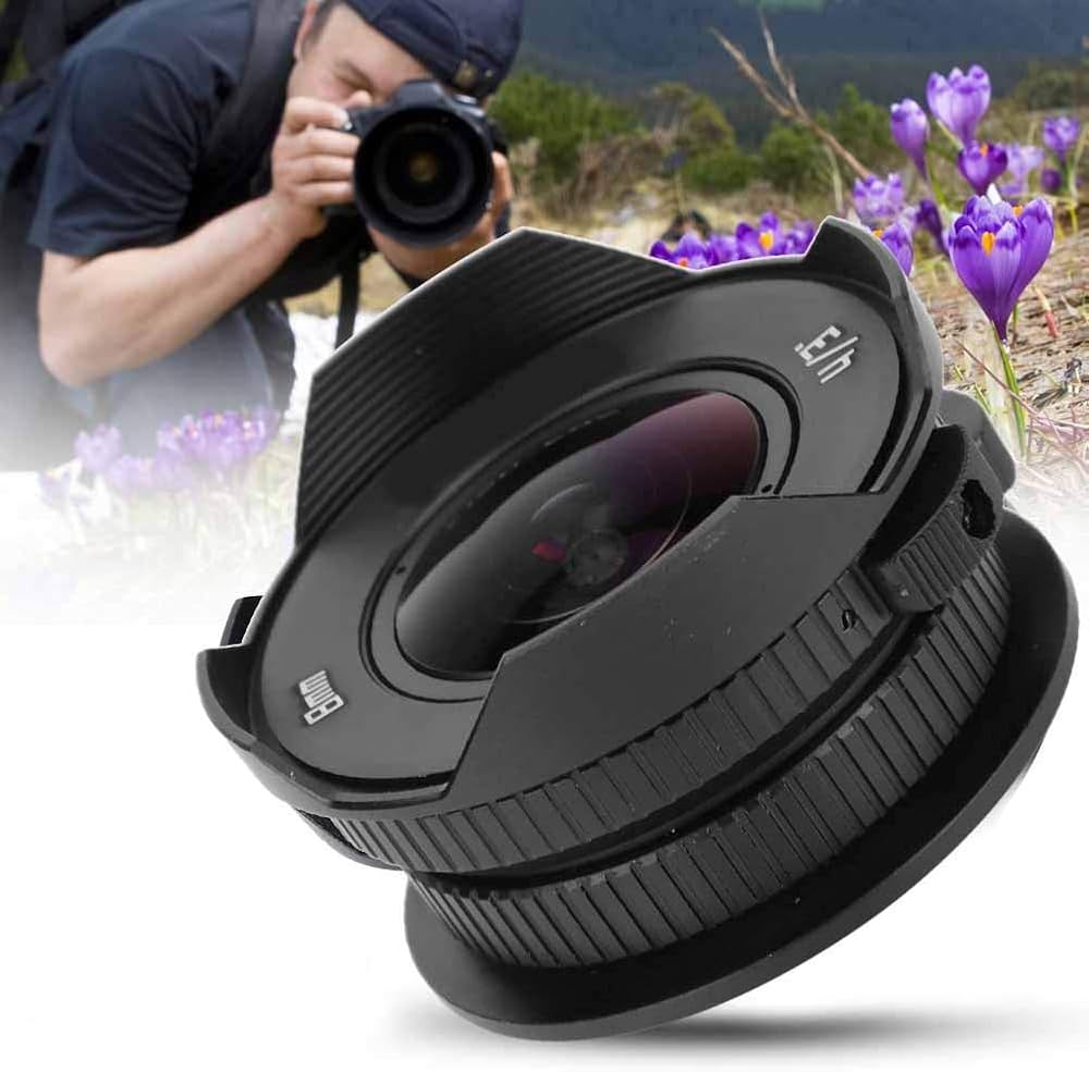 Amazon | 8mm F3.8魚眼広角レンズ オリンパスM4 / 3マウントカメラ用