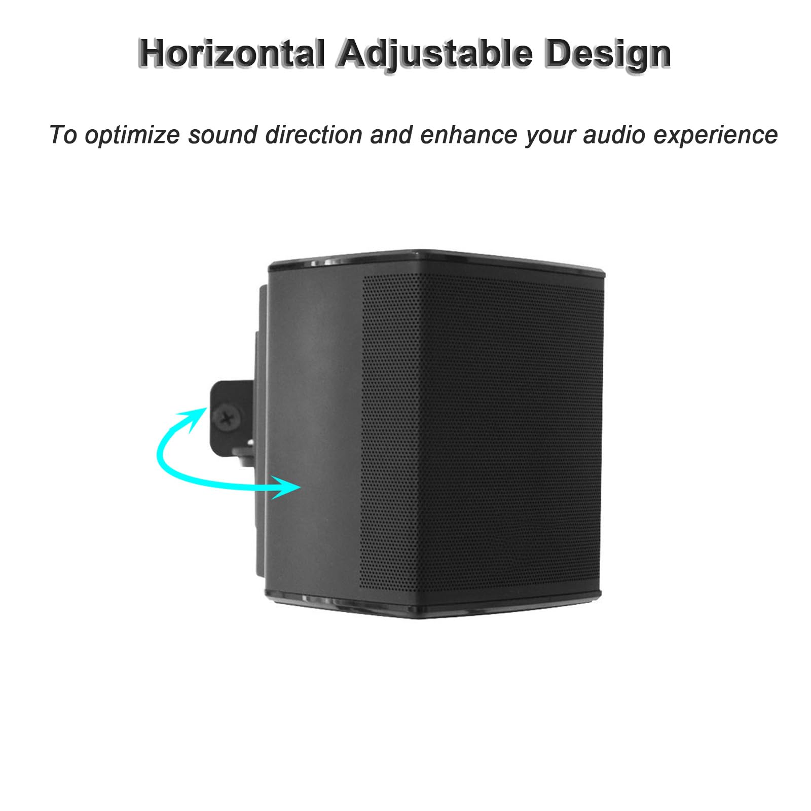 Amazon.com: EUGOOCX 2 Pack Wall Mount Brackets for Bose Virtually